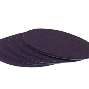 11 Inch Non Woven Surface Conditioning Discs (Maroon, 5 Pack)