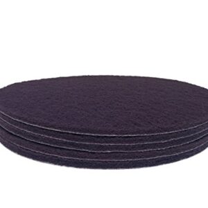 11 Inch Non Woven Surface Conditioning Discs (Maroon, 5 Pack)