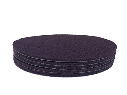 11 Inch Non Woven Surface Conditioning Discs (Maroon, 5 Pack)
