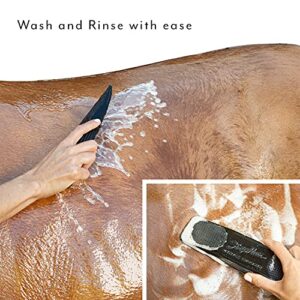 StripHair Gentle Groomer - Original for Horses Dogs 6-in-1 Shedding Grooming Massage