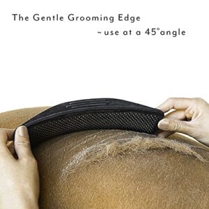 StripHair Gentle Groomer - Original for Horses Dogs 6-in-1 Shedding Grooming Massage