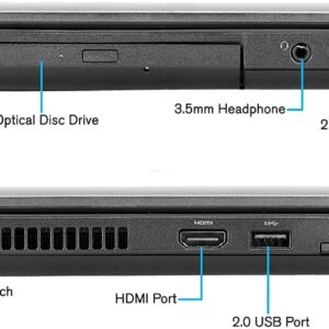 Dell Latitude E5540 15.6” Laptop, Intel Core i5-4300U, 240GB Solid State Drive, 8GB DDR3, DVDRW WIN10P64 (Renewed)