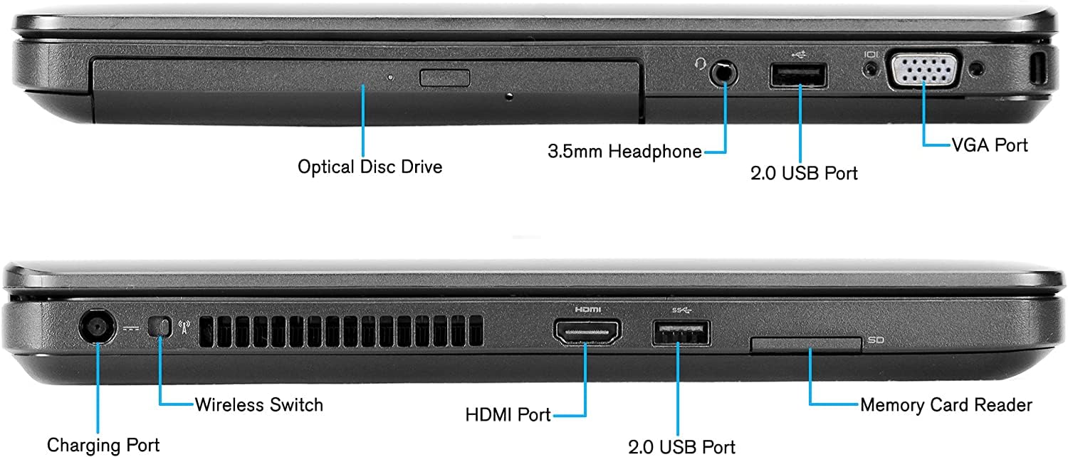 Dell Latitude E5540 15.6” Laptop, Intel Core i5-4300U, 240GB Solid State Drive, 8GB DDR3, DVDRW WIN10P64 (Renewed)