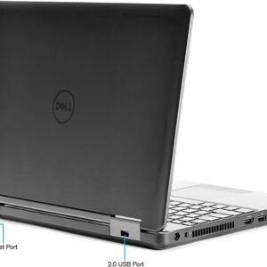 Dell Latitude E5540 15.6” Laptop, Intel Core i5-4300U, 240GB Solid State Drive, 8GB DDR3, DVDRW WIN10P64 (Renewed)