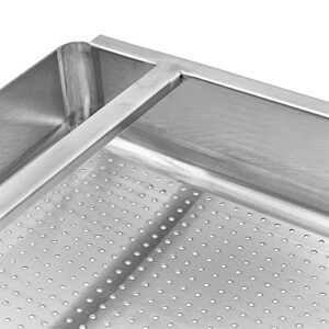 Gusto - 19.5" x 19.5" Pre-Rinse Drain Basket, Each