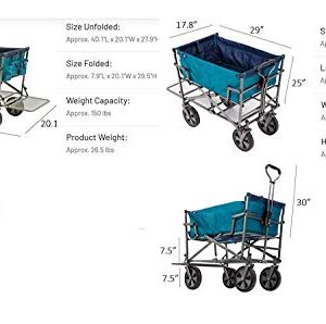 MacSports Double Decker (DD-100) Teal, Wagon