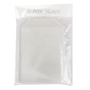 Americopy Clear CPP Die and Stamp Storage Pockets 5.75" x 7.25" - (100 Pieces)