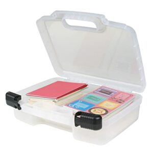 ArtBin Quick View Deep Base Carrying Case12inX3.25inX9.875in Translucent