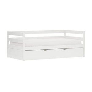 hillsdale caspian trundle, twin daybed, white