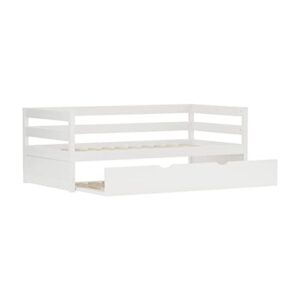 Hillsdale Caspian Trundle, Twin Daybed, White