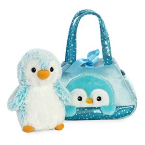 Aurora - Fancy Pals - 7" Pompom Penguin - Blue Pet Carrier