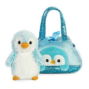 Aurora - Fancy Pals - 7" Pompom Penguin - Blue Pet Carrier