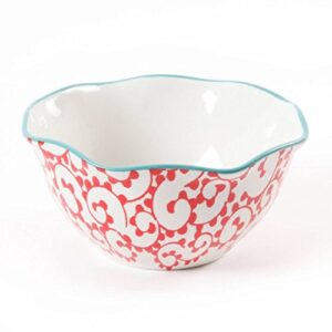 The Pioneer Woman Flea Market Scalloped Edge Serving Bowl Set, 3-Piece (Pack of 2)