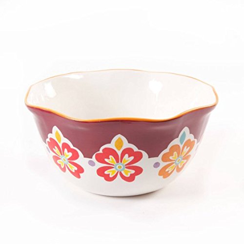 The Pioneer Woman Flea Market Scalloped Edge Serving Bowl Set, 3-Piece (Pack of 2)