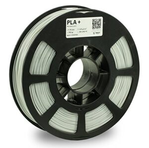 kodak pla plus 3d printer filament,1.75mm +/- 0.02 mm, 750g (1.7lbs) spool, silver