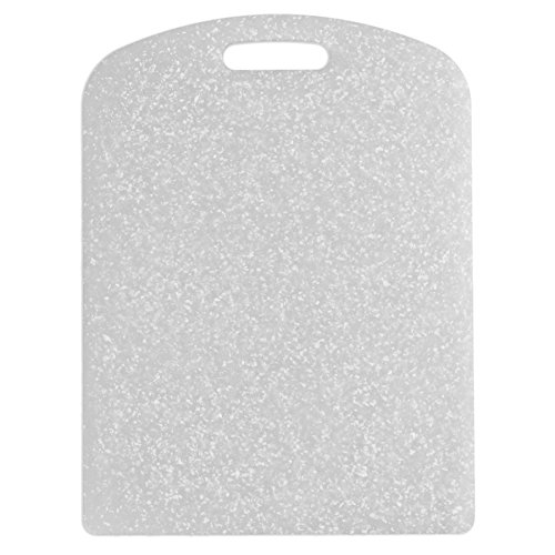 Dexas Decorator House SuperBoard Cutting Board with Rounded Corners, 12 by 16 inches, Granite