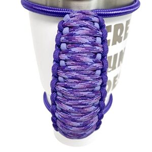 Creating Unique Designs Handmade Elastic Tumbler Handles 20 30 32 40 oz (Handle Only) (Purple blend lavender)