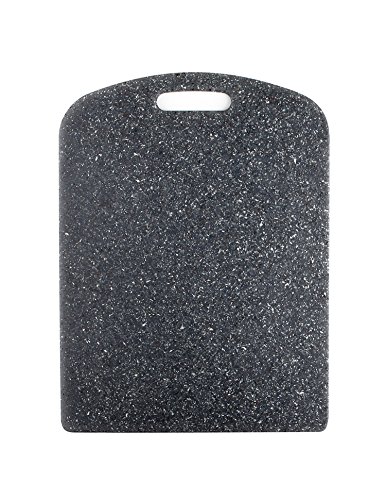 Dexas Decorator House SuperBoard Cutting Board with Rounded Corners, 12 by 16 inches, Heavy Granite