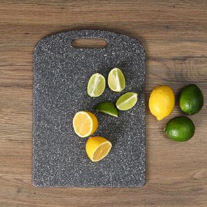 Dexas Decorator House SuperBoard Cutting Board with Rounded Corners, 12 by 16 inches, Heavy Granite