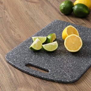 Dexas Decorator House SuperBoard Cutting Board with Rounded Corners, 12 by 16 inches, Heavy Granite