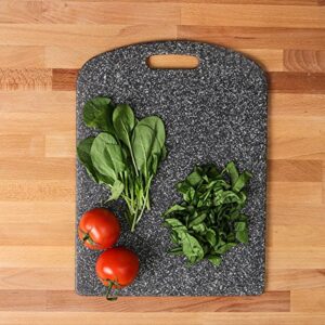 Dexas Decorator House SuperBoard Cutting Board with Rounded Corners, 12 by 16 inches, Heavy Granite