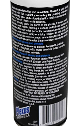 Plexus Plastic Cleaner - Protectant and Polish -13 Ounce (Case of 12)