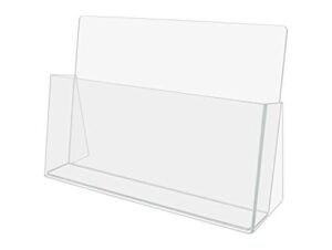 marketing holders 11" wide catalog brochure holder pack of 4 literature table display counter top