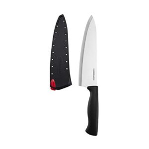 farberware edgekeeper 20cm chef knife with self-sharpening sleeve