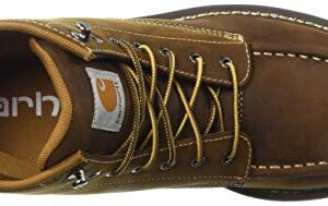 Carhartt womens 6 Inch Waterproof Wedge Steel Toe Work Boot, Brown Oil Tanned, 11.5 US