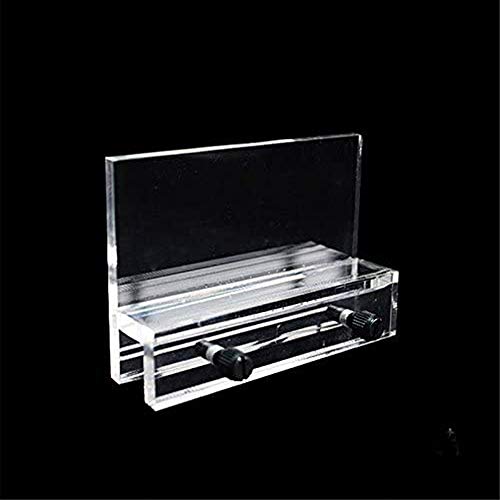 Belmaks Hanging Aquarium Clear Acrylic Fish Tank LED Light Holder Lamp Fixtures Support Stands Box Aquatic Fish Tank Lighting Tools