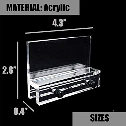 Belmaks Hanging Aquarium Clear Acrylic Fish Tank LED Light Holder Lamp Fixtures Support Stands Box Aquatic Fish Tank Lighting Tools