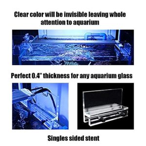 Belmaks Hanging Aquarium Clear Acrylic Fish Tank LED Light Holder Lamp Fixtures Support Stands Box Aquatic Fish Tank Lighting Tools