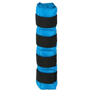 HORZE Pro Cooling Therapy Ice Wrap for Horses, Quick Cooling Gel Ice Pack with Flexible Straps & Durable Nylon Design - 1 Size - Single - Blue - ONE Size