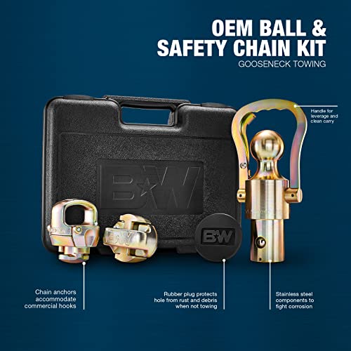 OEM Gooseneck Ball & Safety Chain Kit for Ram Trucks – GNXA2062