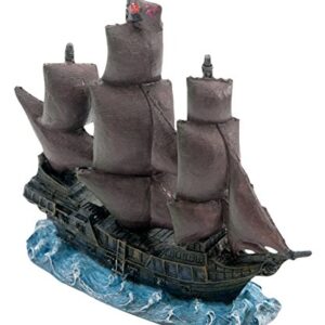 Penn-Plax Officially Licensed Disney Aquarium Ornaments from Pirates of The Caribbean (4.25" Black Pearl)