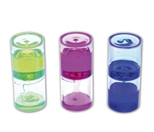 tickit - 9309-92106 learning advantage sensory ooze tube set - set of 3, assorted colors, 4.75" tall