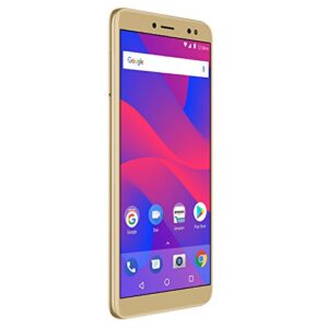 blu vivo xl3 -5.5” hd+ 18:9 display smartphone with android 8.0 oreo –gold