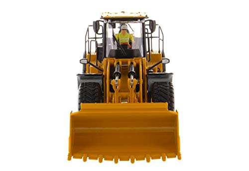 Diecast Masters CAT Caterpillar 980M Wheel Loader with Rock Bucket and Operator High Line Series 1/50 Diecast Model by 85543