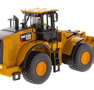 Diecast Masters CAT Caterpillar 980M Wheel Loader with Rock Bucket and Operator High Line Series 1/50 Diecast Model by 85543