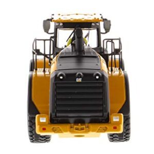 Diecast Masters CAT Caterpillar 980M Wheel Loader with Rock Bucket and Operator High Line Series 1/50 Diecast Model by 85543