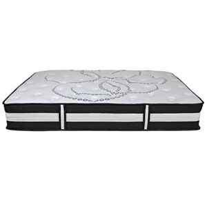 Flash Furniture Capri Comfortable Sleep 12 Inch Hybrid Pocket Spring Mattress | Full Size Mattress in a Box