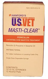 durvet masti-clear cow mastitis treatment with syringe