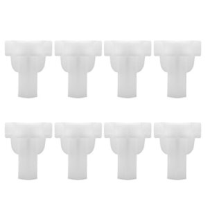 uxcell shoe rack accessories connectors, 16mm inner diameter for repair assembled wardrobe 3 way, replacement of parts 8 pcs