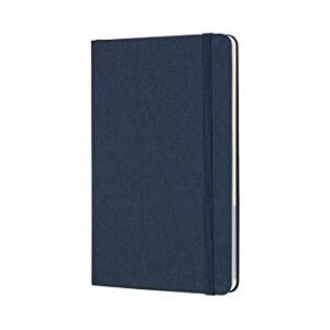 Moleskine Voyageur Notebook, Hard Cover, Medium (4.5" x 7") Ocean Blue, 208 Pages