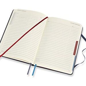 Moleskine Voyageur Notebook, Hard Cover, Medium (4.5" x 7") Ocean Blue, 208 Pages