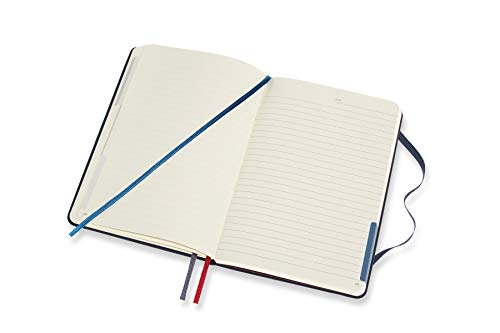 Moleskine Voyageur Notebook, Hard Cover, Medium (4.5" x 7") Ocean Blue, 208 Pages