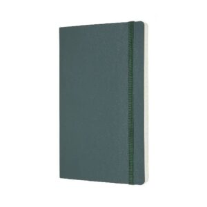 Moleskine PRO Notebook, Soft Cover, Large (5" x 8.25") Professional Project Planning, Forest Green, 192 Pages