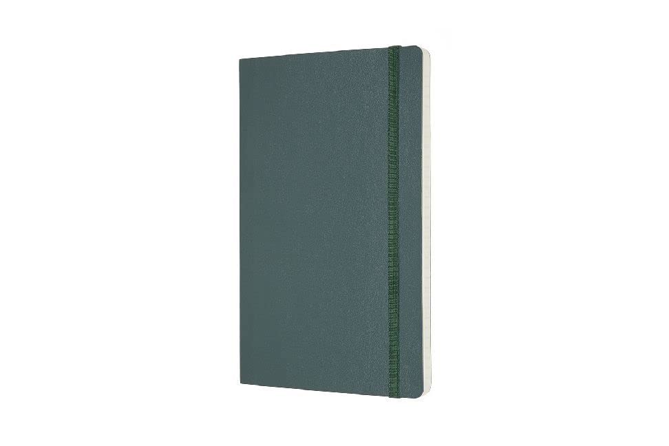 Moleskine PRO Notebook, Soft Cover, Large (5" x 8.25") Professional Project Planning, Forest Green, 192 Pages