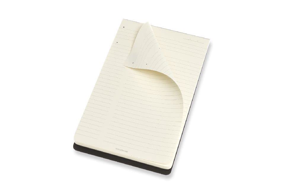 Moleskine PRO Pad, Soft Cover, Large (5" x 8.25") Ruled/Lined, Black, 96 Pages