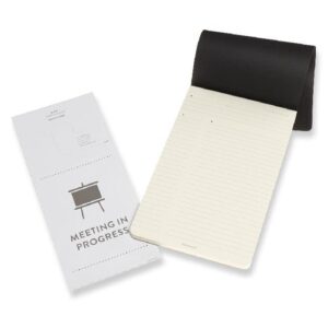 Moleskine PRO Pad, Soft Cover, Large (5" x 8.25") Ruled/Lined, Black, 96 Pages